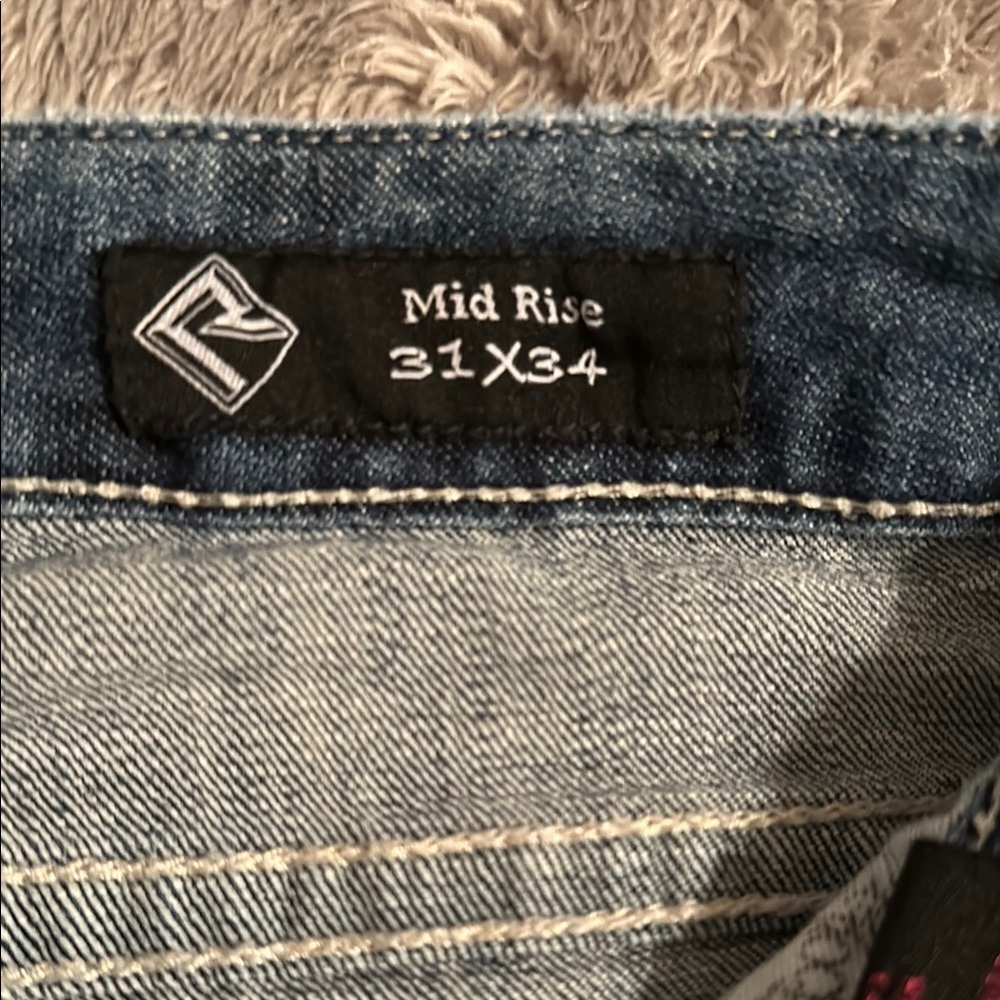 Rock & Roll Cowgirl Bootcut jeans. Mid rise. Size 31 x 34 - Picture 5 of 10